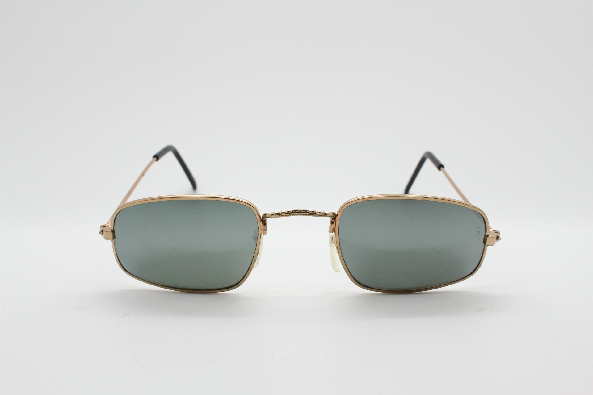 3 paia di occhiali da sole quadrati senza montatura occhiali occhiali senza montatura occhiali trasparenti rettangolo vintage per donne uomo, rosa nero | IT