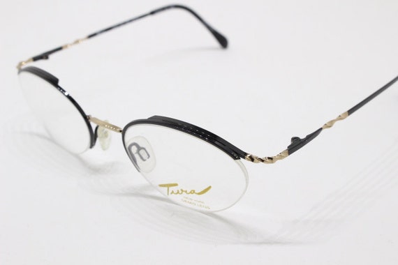 Tura 90s vintage oval glasses model 675 EBG made … - image 6