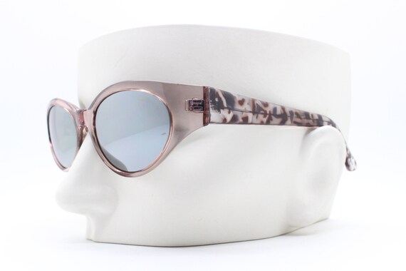 90s vintage wraparound sunglasses. NOS transparen… - image 9