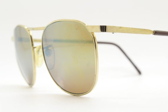 Linda Farrow Vintage 80s Sunglasses Model 146. Refined Aviator in 