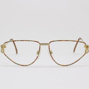Exquisite autumnal metallic cateye optical frames Women/'s prescription eyeglasses 80s vintage cat eye glasses RX spectacles
