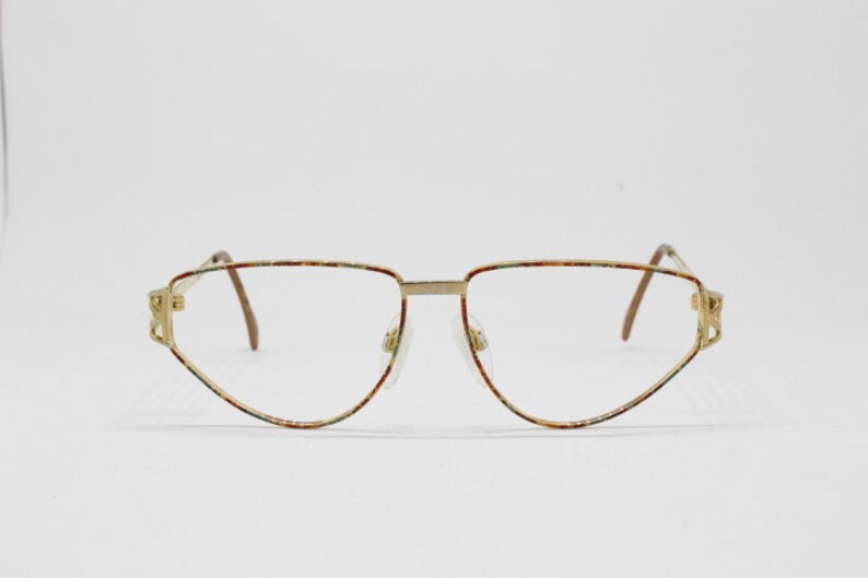 Exquisite autumnal metallic cateye optical frames Women/'s prescription eyeglasses 80s vintage cat eye glasses RX spectacles