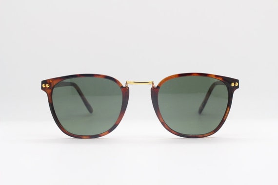 90s vintage sunglasses. Tortoise 50s, 40s style f… - image 5