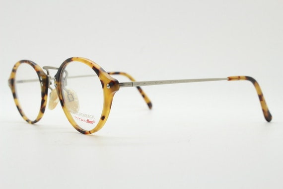 Eschenbach 90s vintage round eye glasses. Satin f… - image 6