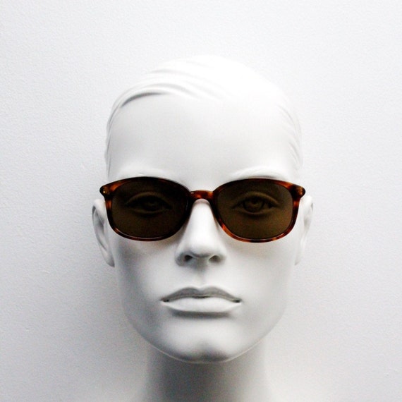 90s Vintage rectangular sunglasses. NOS minimalis… - image 7