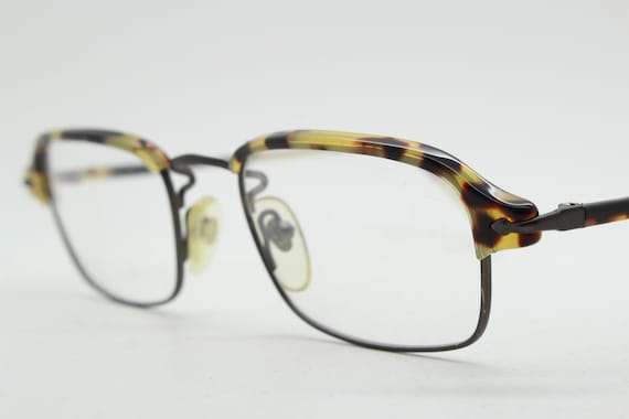 Persol vintage rectangular glasses hand made in I… - image 1
