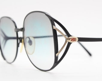 Yves Saint Laurent 80s Vintage Oversized Sunglasses Made in Yves Saint Laurent 80s Vintage Oversized Sunglasses Made in