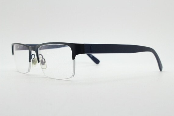 Ralph Lauren navy blue half frame glasses model 1… - image 6