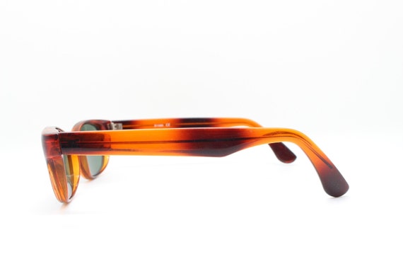 60s vintage cat eye sunglasses. Mottled amber and… - image 2