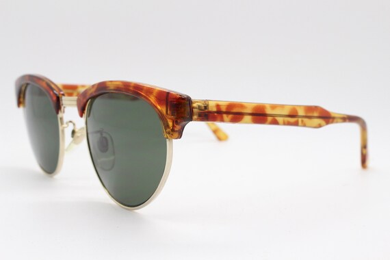 Linda Farrow 80s vintage brow line sunglasses mod… - image 4