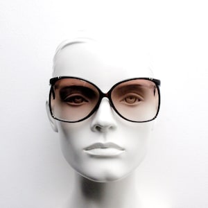 70s vintage oversized butterfly sunglasses. Women's slim dark tortoise square frame with sensational sultry gradient lenses.  80s