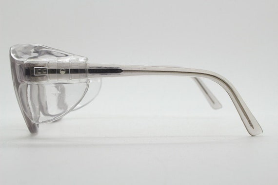 70s vintage dynamic square aviator glasses. Trans… - image 5