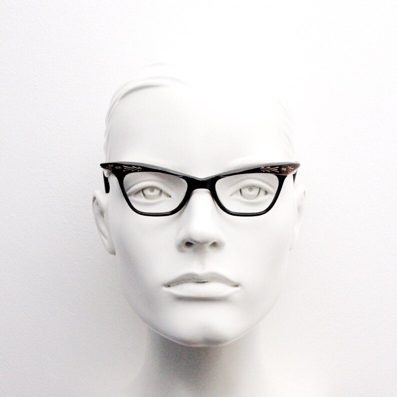 50s Vintage Cat Eye Glasses Made in France. Rich Layered Etsy