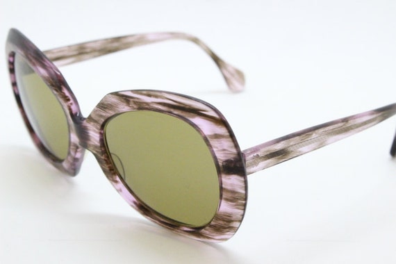 60s vintage oversized womens sunglasses. Outrageo… - image 6