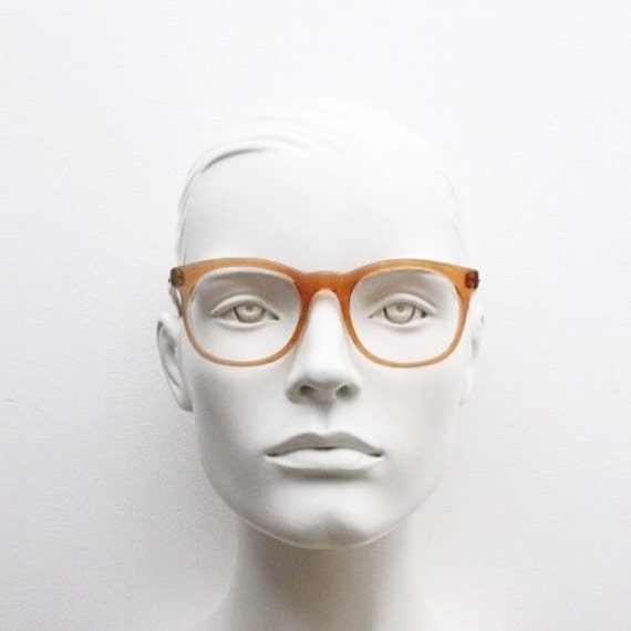 Vintage 60s round wayfarer design eye glasses mad… - image 7