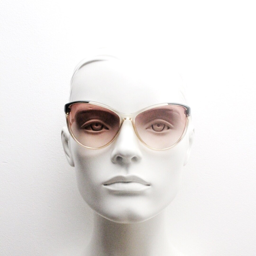 80’s Vintage Animal Print Cateye Sunglasses Fr