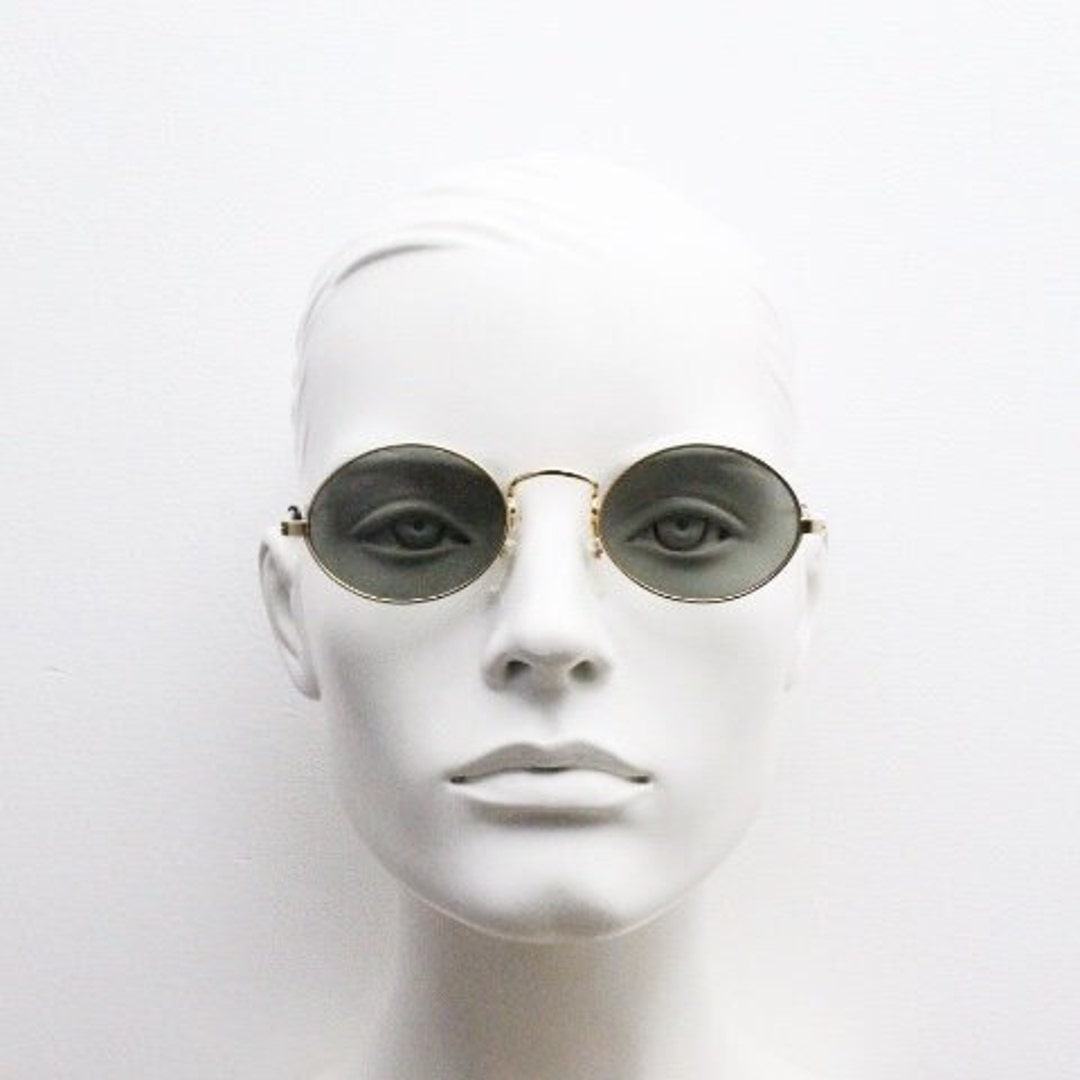 90s Vintage Oval Sunglasses. Minimalistic Straightforward  display picture 3