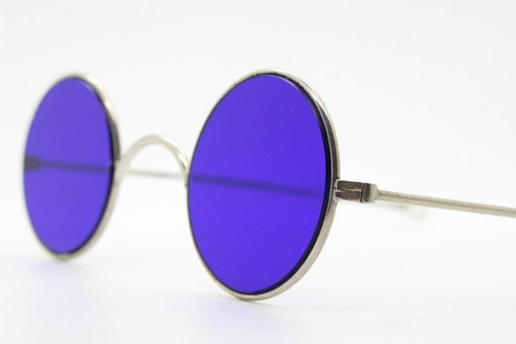 Victorian round welding sunglasses. Stainless ste… - image 3