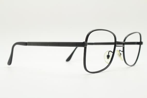 80s Vintage abstract rectangular eye glasses by H… - image 6