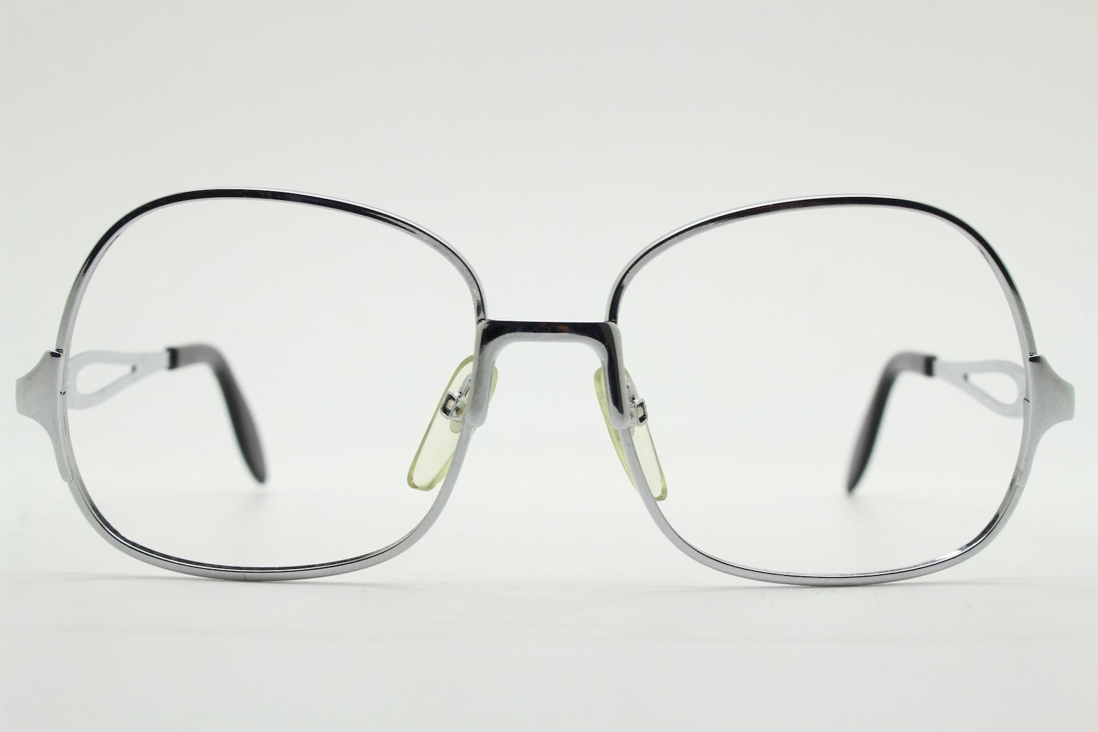 Strahlen 60s Vintage Angular Square Eye Glasses Made in Italy. Refined ...