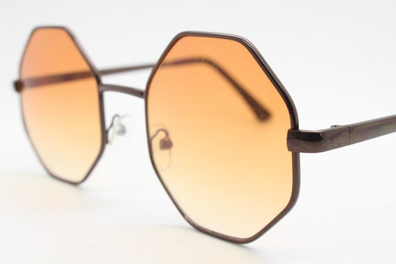 Octagon aviator cheap sunglasses