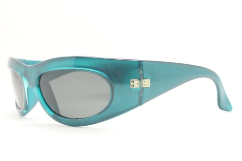 Y2K Vintage Sunglasses. Outrageous Oversized Wraparound - Etsy UK