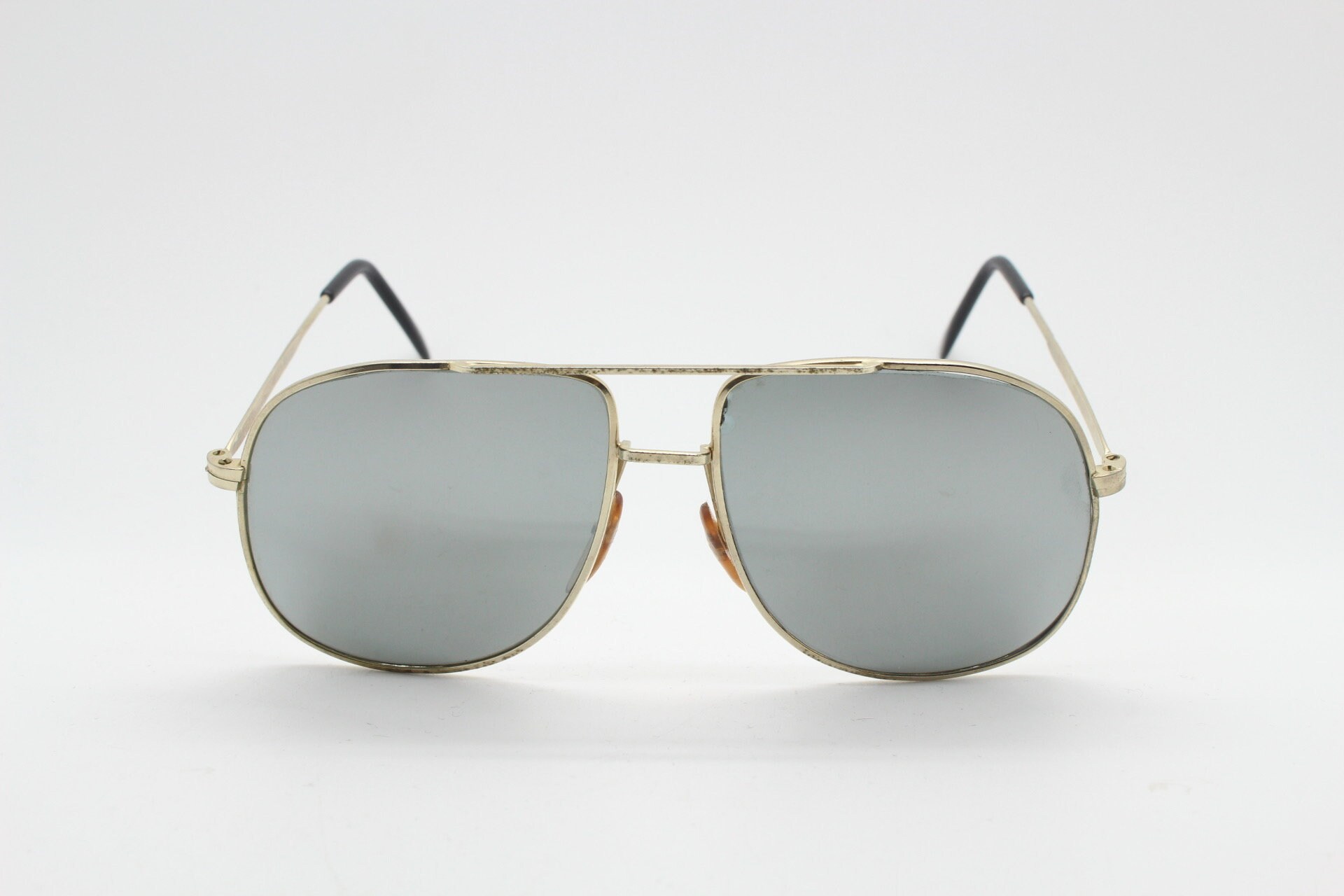 Gafas de sol de aviador cuadrado vintage de los a os 70. Marco de