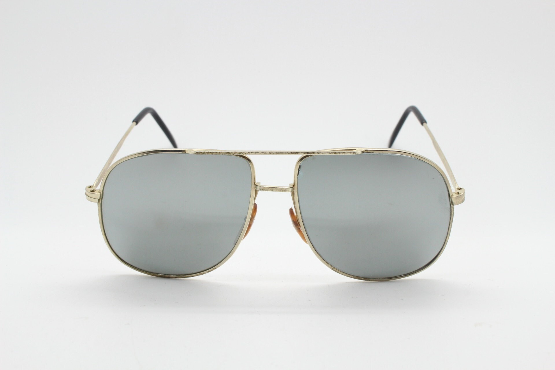 Oversized Square Aviator Sunglasses For Men Women Pilot Shades Golden Frame  Vintage Sun Glasses - Temu