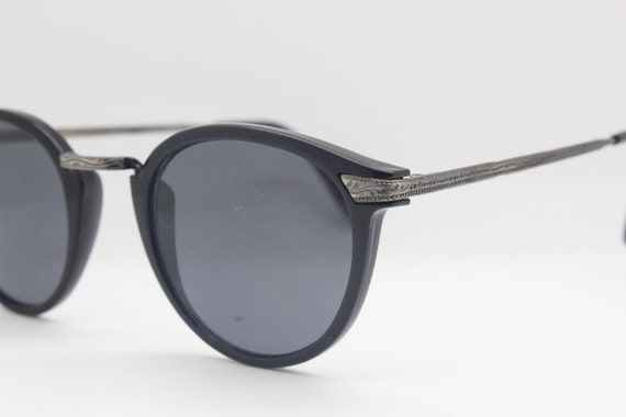 90's vintage sunglasses. Black frame 40s 50s desi… - image 1