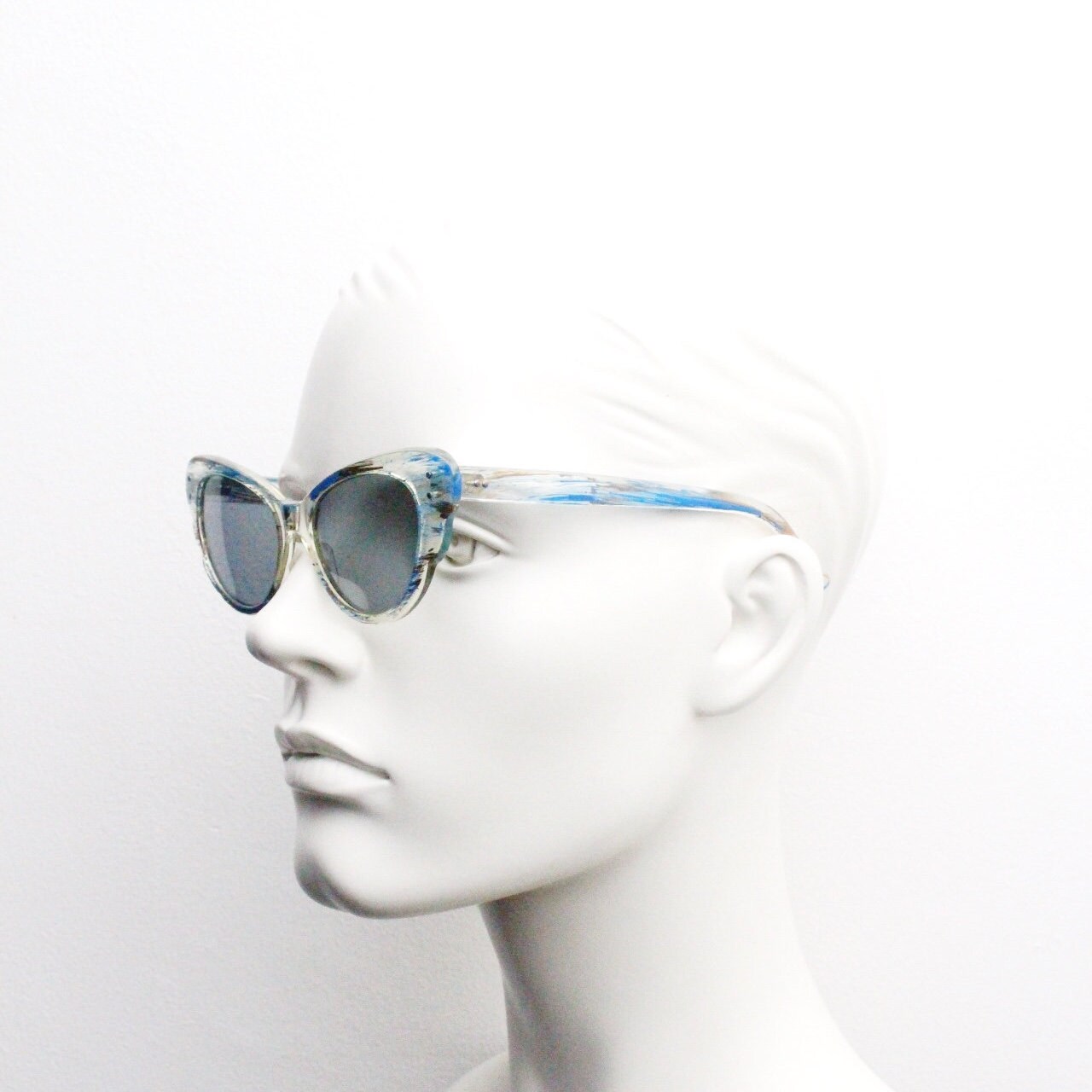 Linda Farrow 80s Vintage Cateye Sunglasses Model 5006