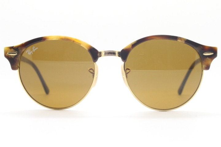 Ray Ban Round Clubmaster Sunglasses Model 4246 Made in Italy  display picture 3