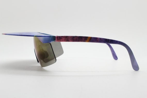 Mind bending 80's vintage visor sunglasses. Abstr… - image 5