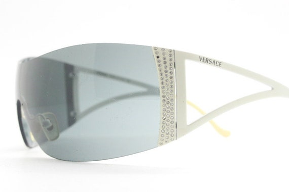 Versace Y2K Vintage Wrap Around Visor Shield Sunglasses Versace Y2K Vintage Wrap Around Visor Shield Sunglasses