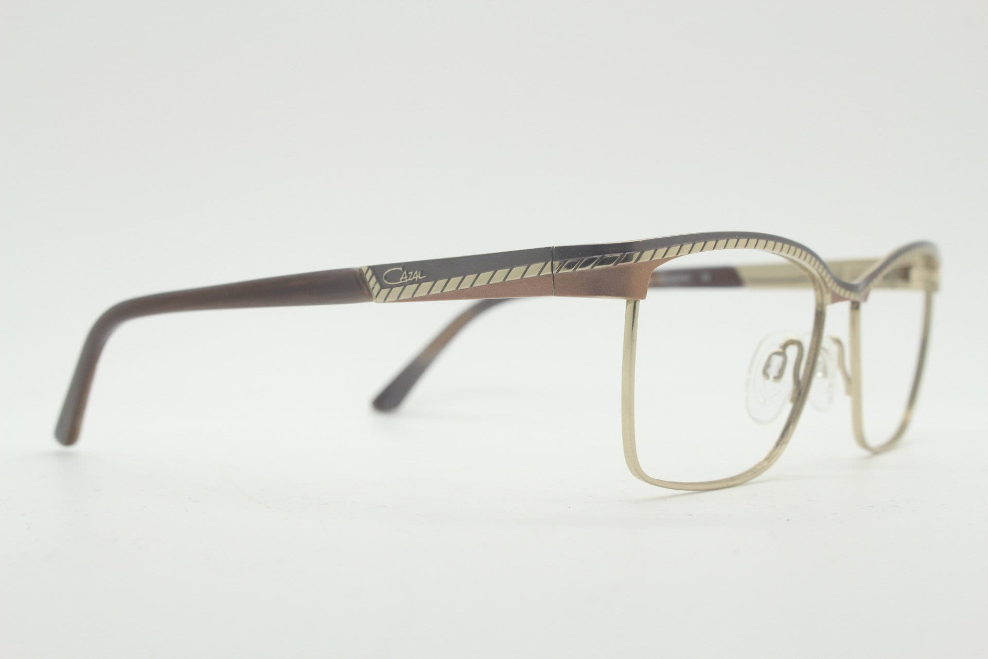 Germany Rectangle Frame Cazal 90s Vintage Glasses Model 4246 Made in Germany. Rectangular ...