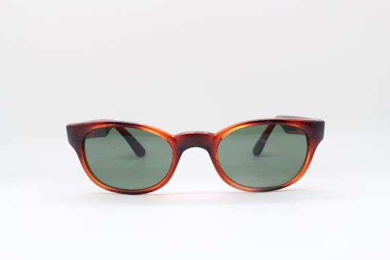 60s Vintage Cat Eye Sunglasses. Mottled Amber and Brown Low  display picture 3
