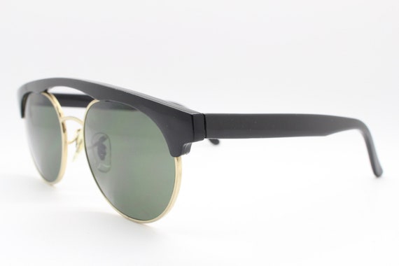 Linda Farrow vintage 80s sunglasses model 218. Dy… - image 4