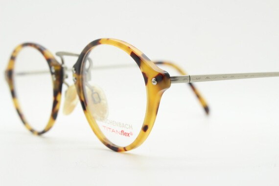 Eschenbach 90s vintage round eye glasses. Satin f… - image 5