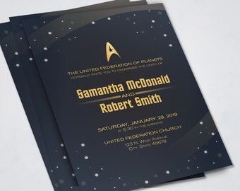 Star Trek Invitation | Etsy