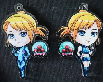 Samus Clear Acryl Charm