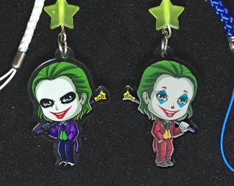 Joker Clear Acryl Charme Omkeerbaar