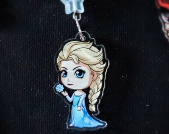 Elsa Clear Acryl Charm