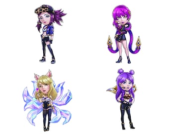 League of Legends KDA Skin Stickers