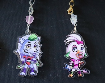 FNAF Security Breach Duidelijke Acryl Charm