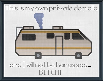 Breaking Bad Jesse's RV Digital Cross Stitch Pattern