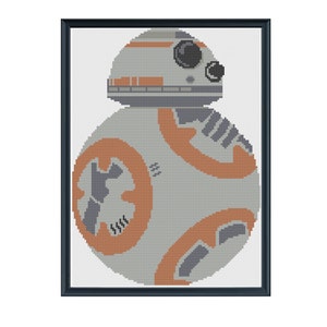 BB-8 Star Wars Cross Stitch Digital Pattern