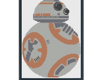 BB-8 Star Wars Cross Stitch Digital Pattern