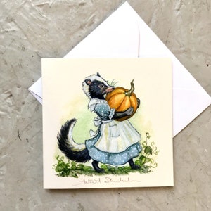 Citrouille de Lucy Skunk (mini carte)