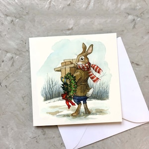 Opakowania z brązowego papieru (mini kartka) 3 x 3 cale