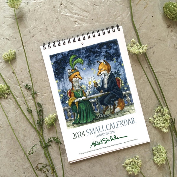 LAST CALL - 2024 Art Calendar - Small Calendar - limited edition