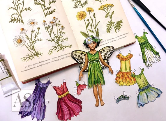 fairy paper dolls